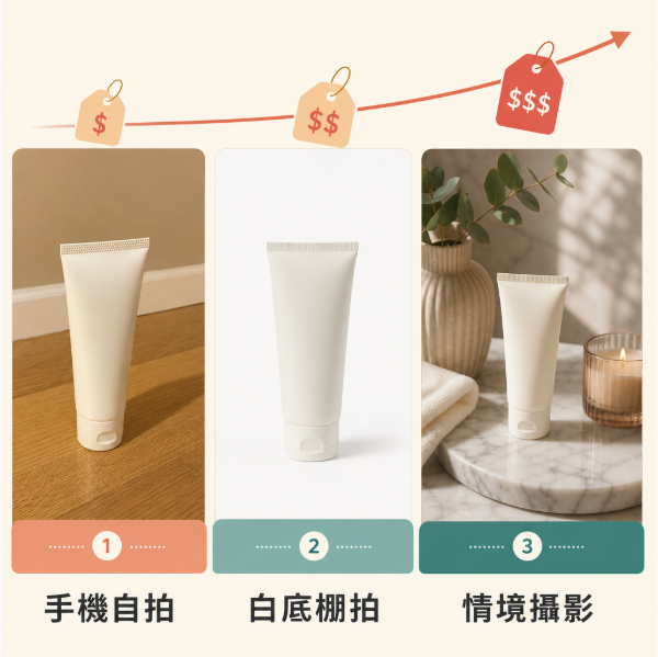 各類型電商商品圖費用與用途對照表