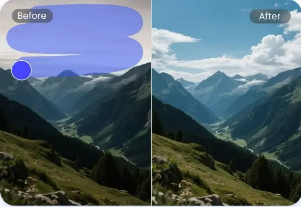 Fotor 線上工具換天空背景 - 免費快速操作介面