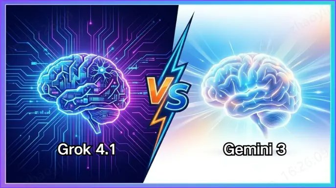Grok4.1 V.S. Gemini3 Cover
