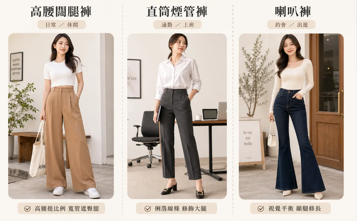 梨形身材推薦褲款示範