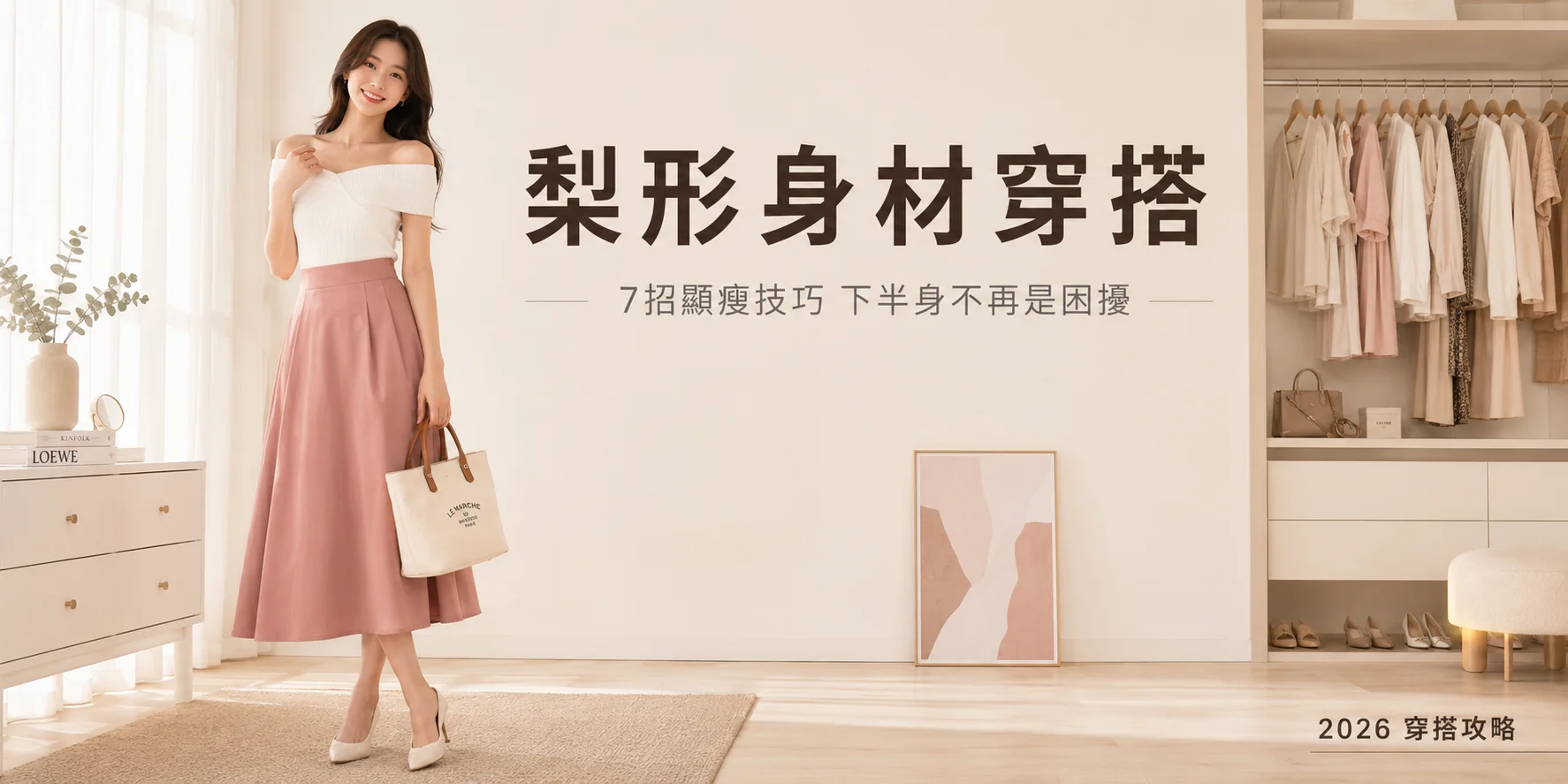 梨形身材穿搭示範圖