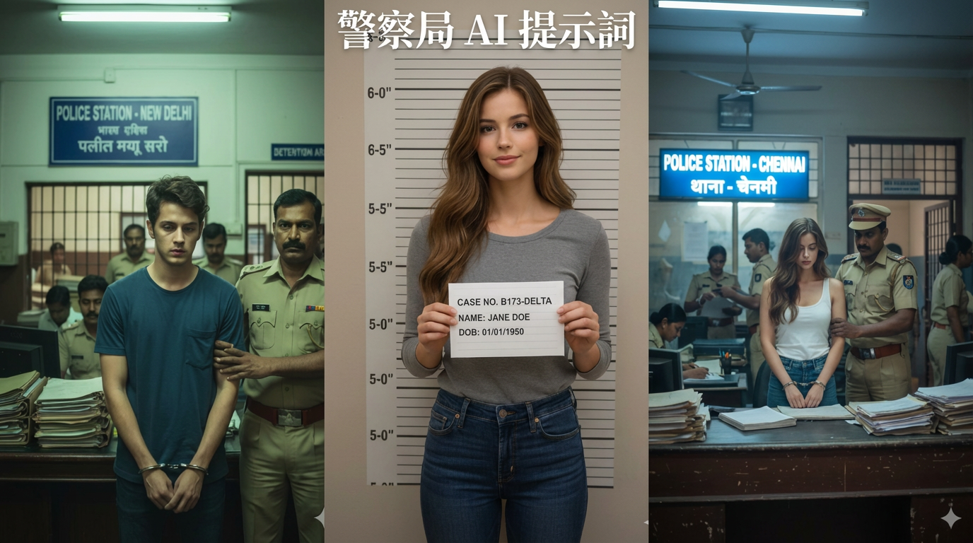 警察局 AI 提示詞推薦