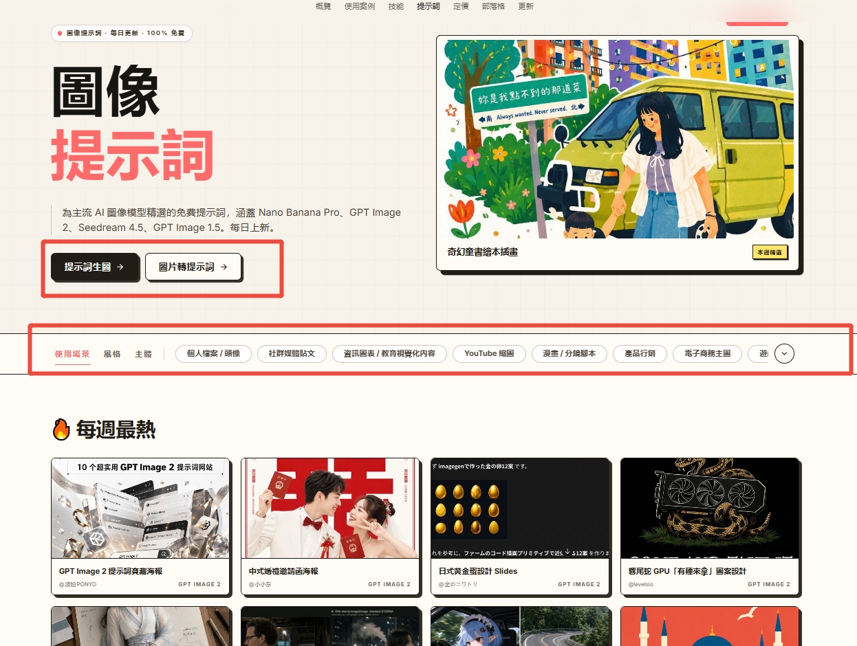 Youmind 提示詞功能