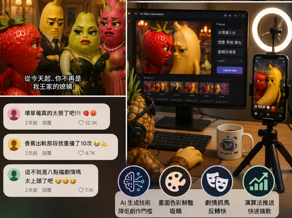 AI水果影片