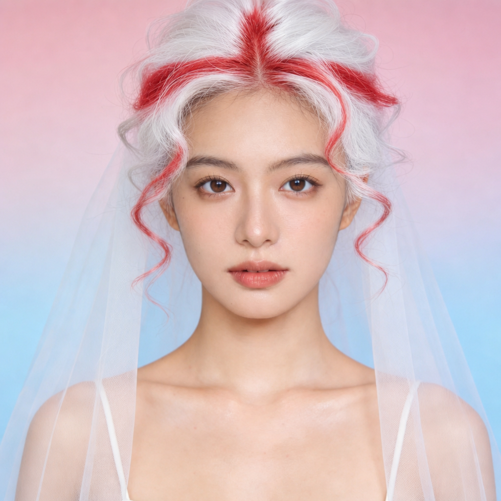 chatgpt 国旗カラー ヘアスタイル