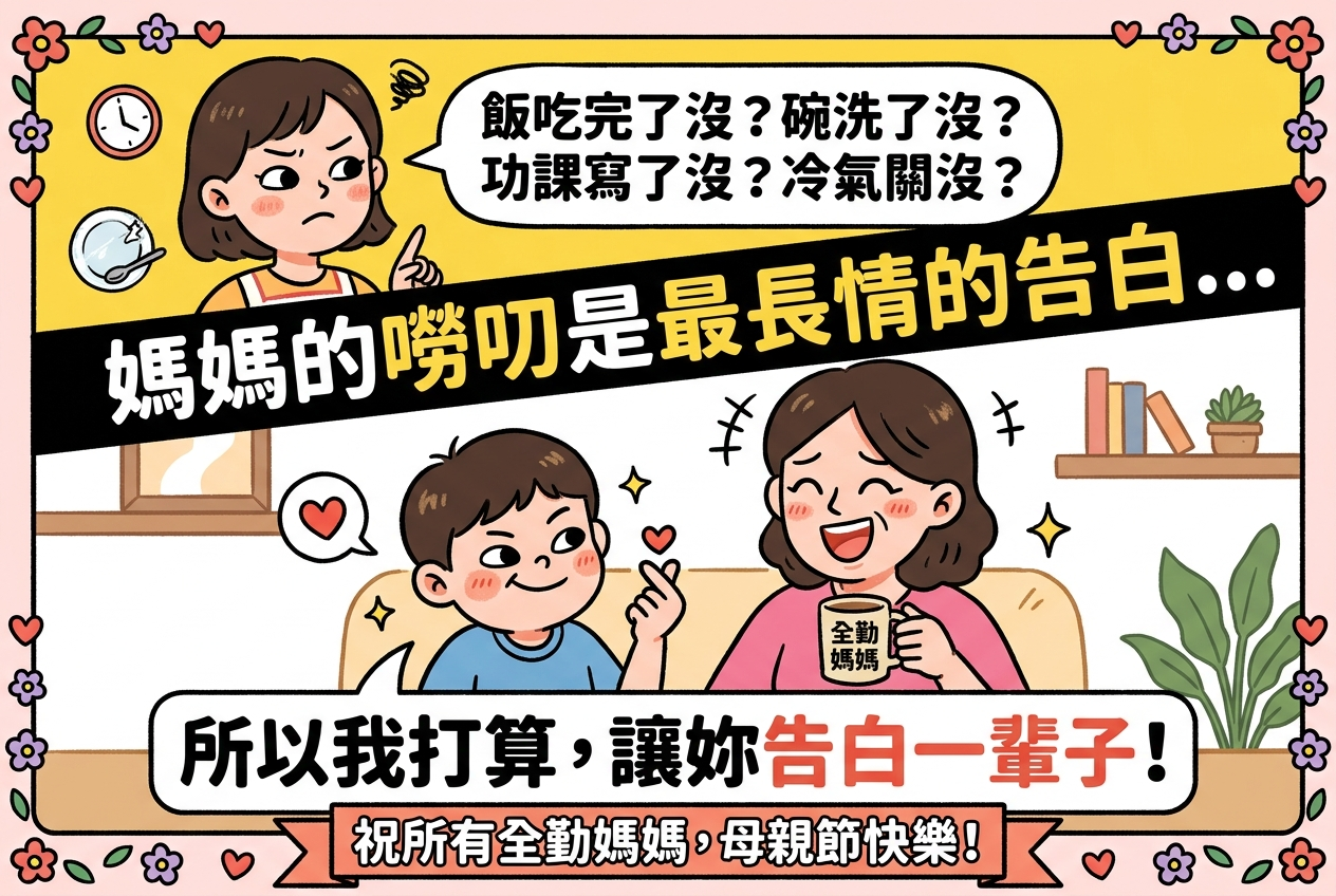 2026 幽默梗圖風 母親節快樂圖片