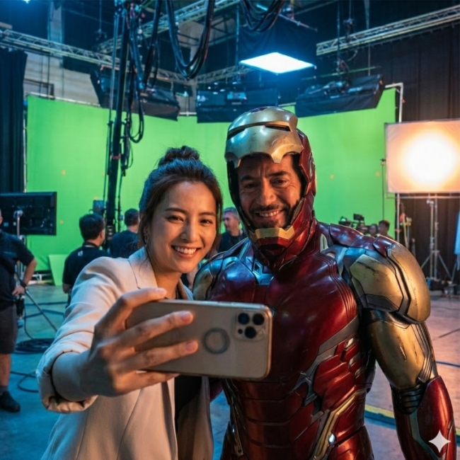 ai viral female celebritys selfie image