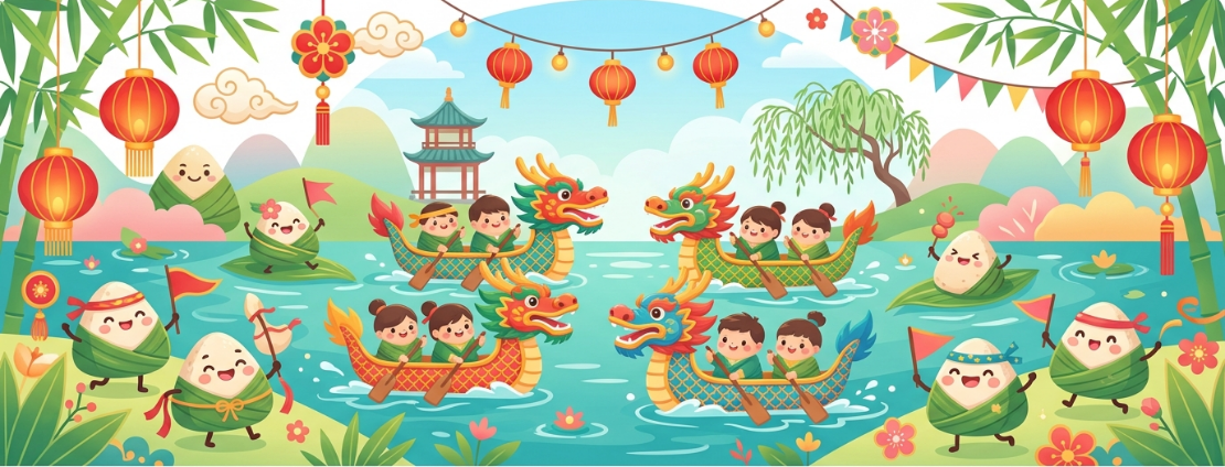 端午節可愛圖片 AI生成範例