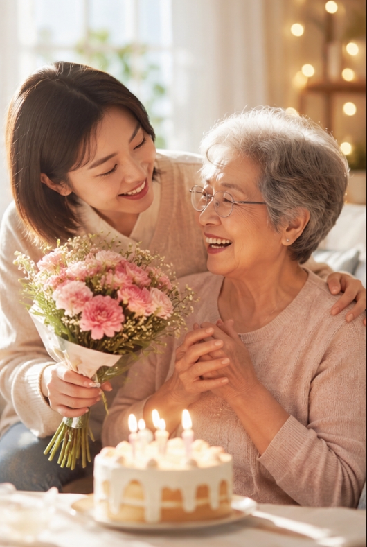  感動溫馨的生日祝福
