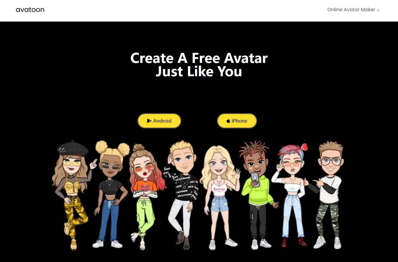Avatoon 網頁版製作多風格 Emoji 小人介面