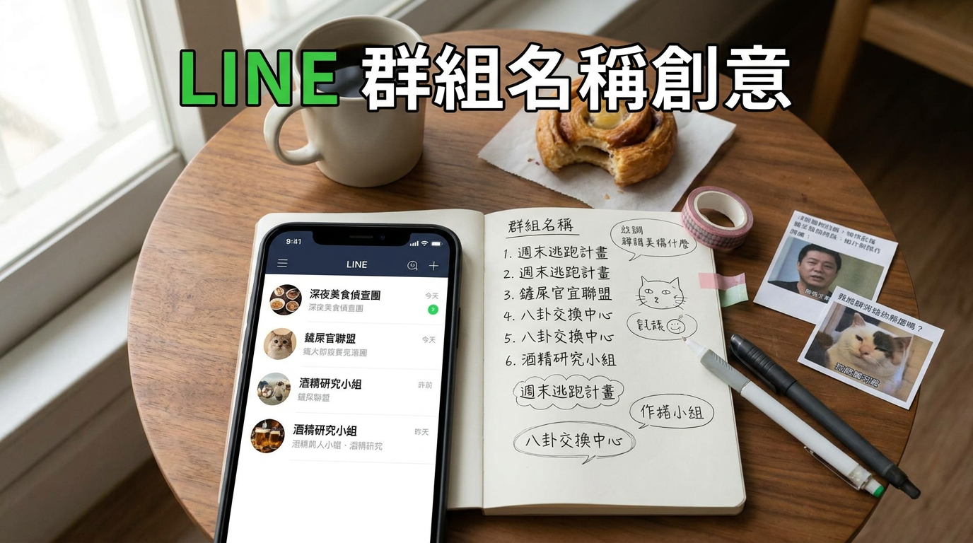熱門LINE 群組名稱創意參考