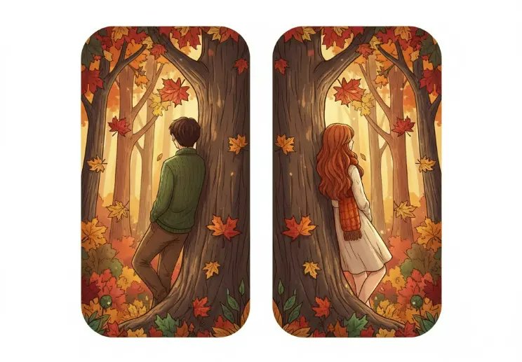 分屏情侶桌布 一左一右牽手款 浪漫手機壁紙