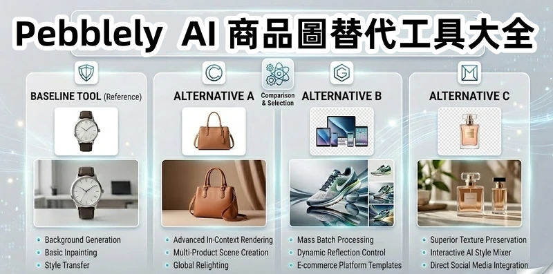 Pebblely 替代方案推薦