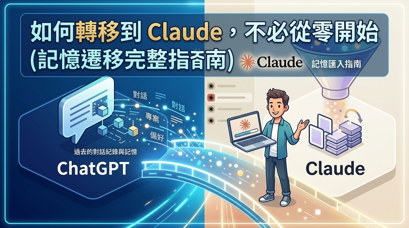轉移到 Claude 不必從頭開始