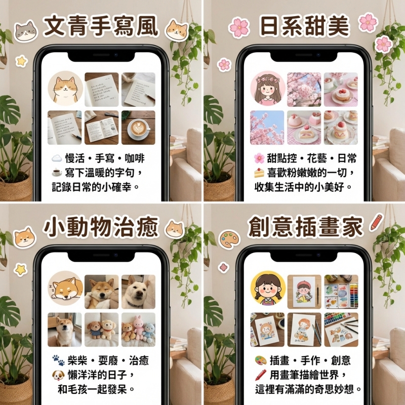 IG 自介可愛範例